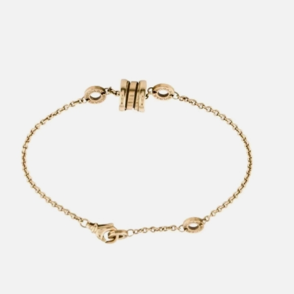 Bvlgari 18k Yellow Gold B. Zero Barrel Charm Bracelet - Picture 2 of 4